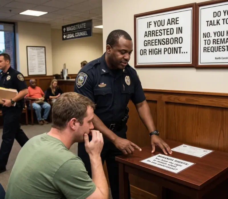 Arrested in Greensboro